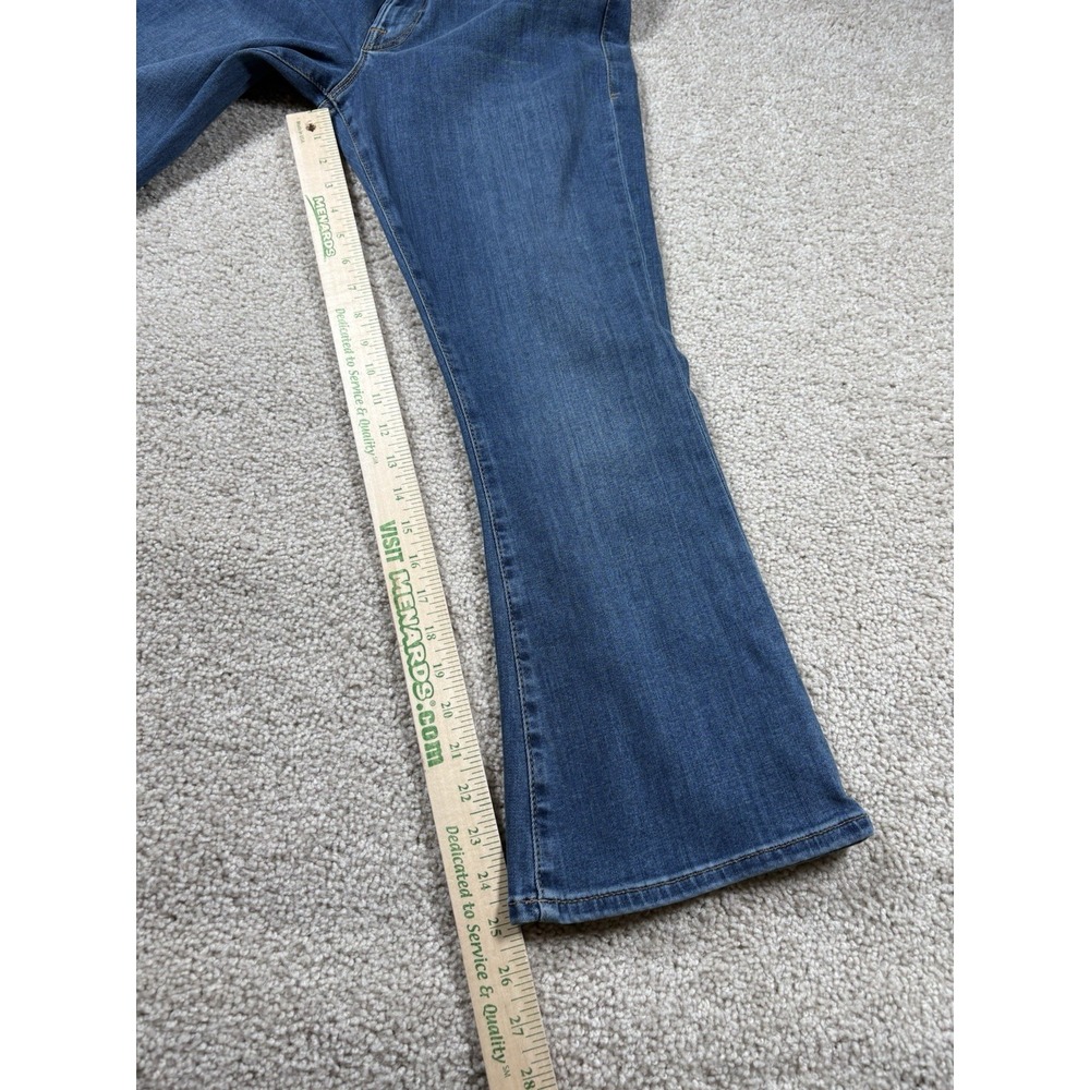 FRAME Womens Le Crop Mini Boot Jeans Size 30 Mid Rise Blue Crop - Picture 5 of 6
